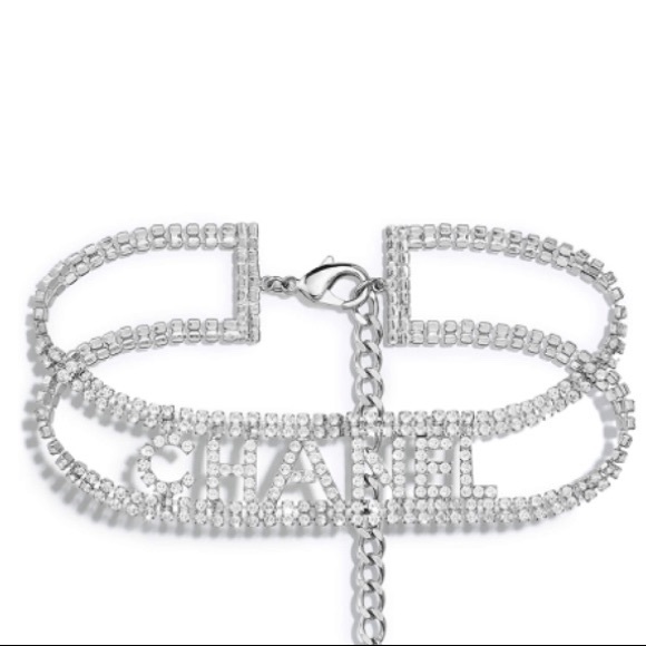 Designer Inspired Rhinestone Chokers - Picture 2 of 3